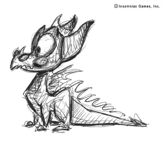 Illustration for article titled See How Spyro The Dragon Evolved In These Early Sketches